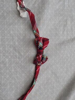 The Children's Place Red  Bow Tie with Green and Blue Accents